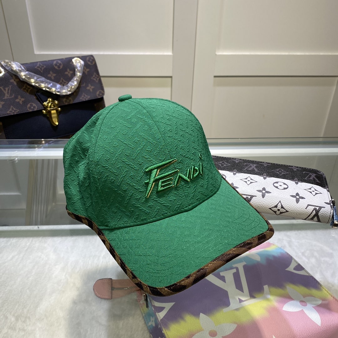 Fendi Baseball Cap Green Fendi Cap