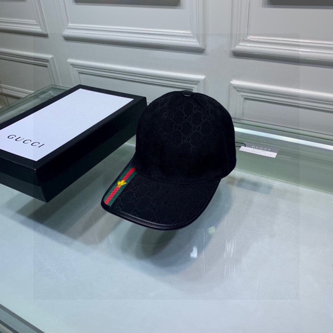 Gucci GG Baseball Hat Black GG Hat