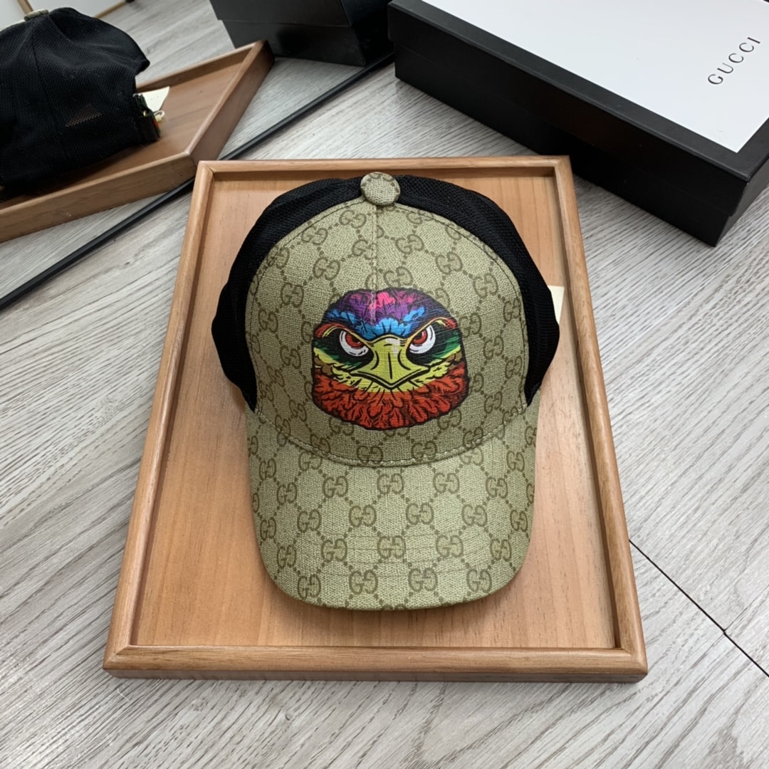 Gucci GG Canvas Baseball Cap Beige