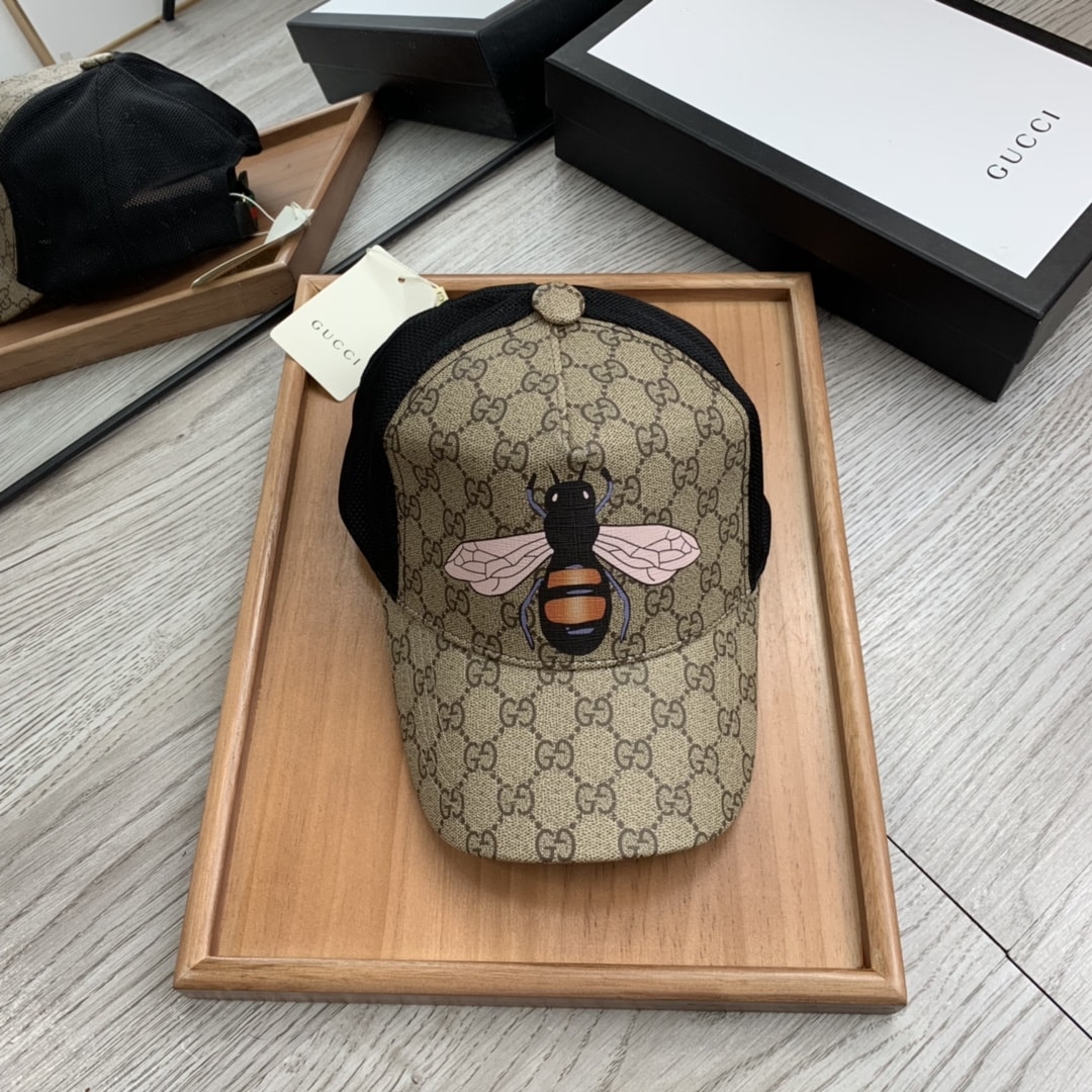 Gucci GG Canvas Baseball Cap Beige