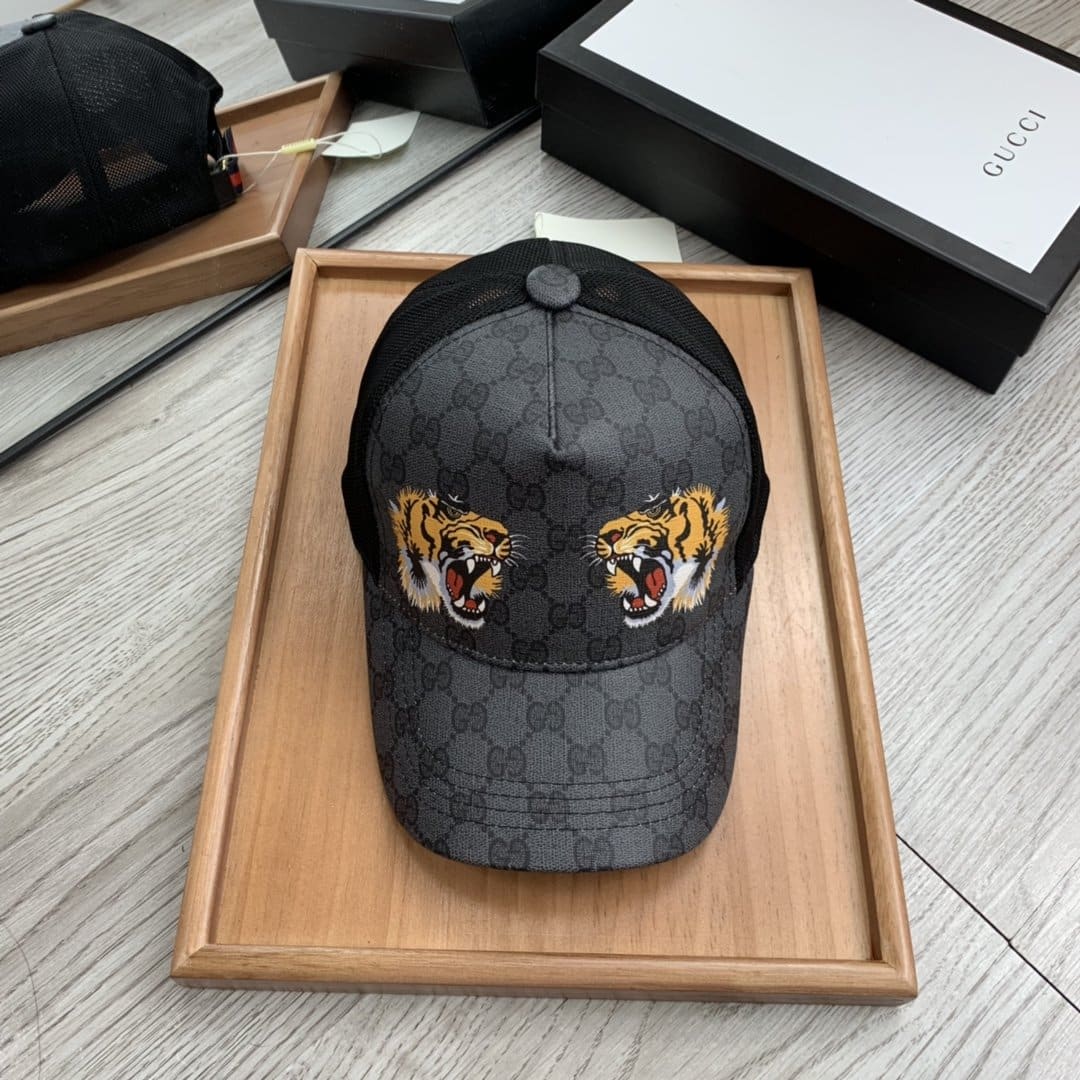 Gucci GG Canvas Baseball Cap Black