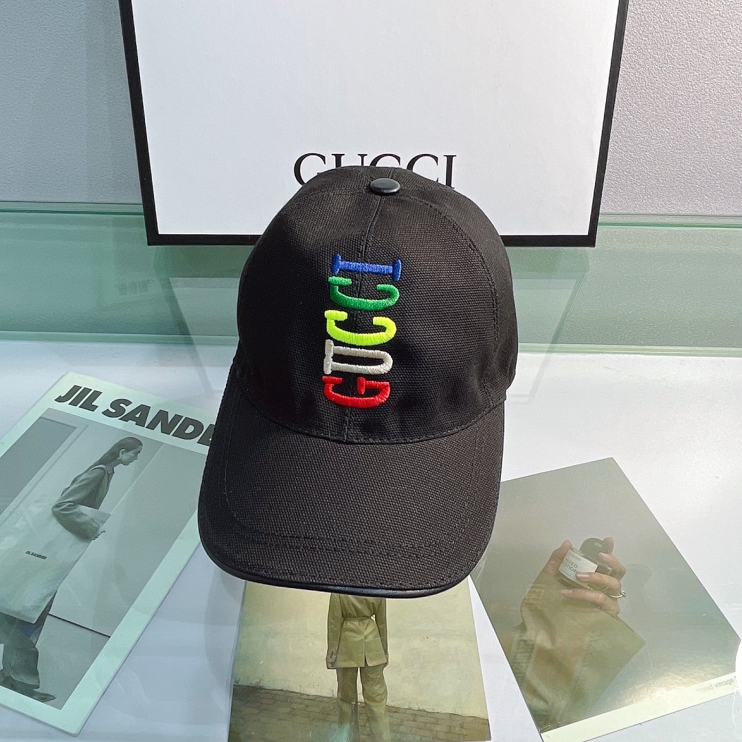 Gucci GG Canvas Baseball Cap Black