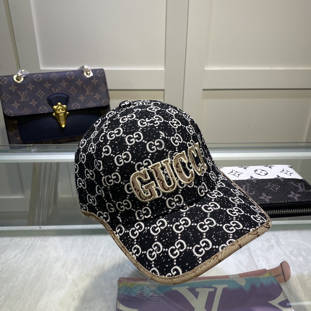 Gucci GG Canvas Baseball Cap Black