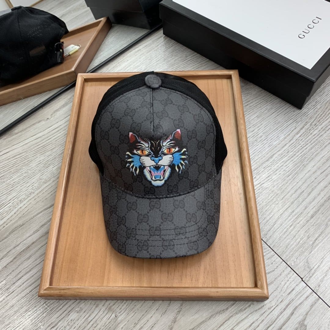 Gucci GG Canvas Baseball Cap Black