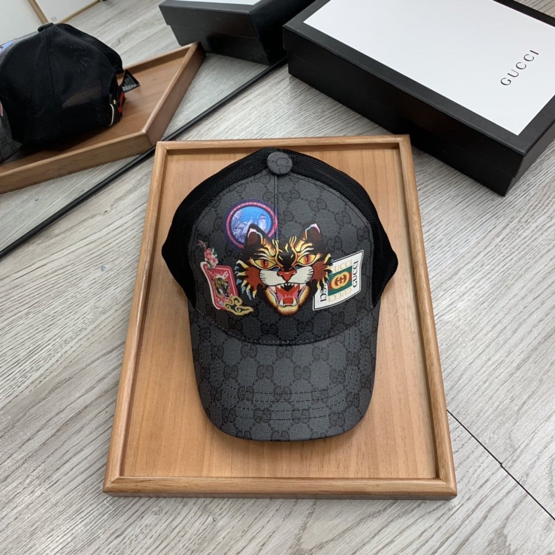 Gucci GG Canvas Baseball Cap Black