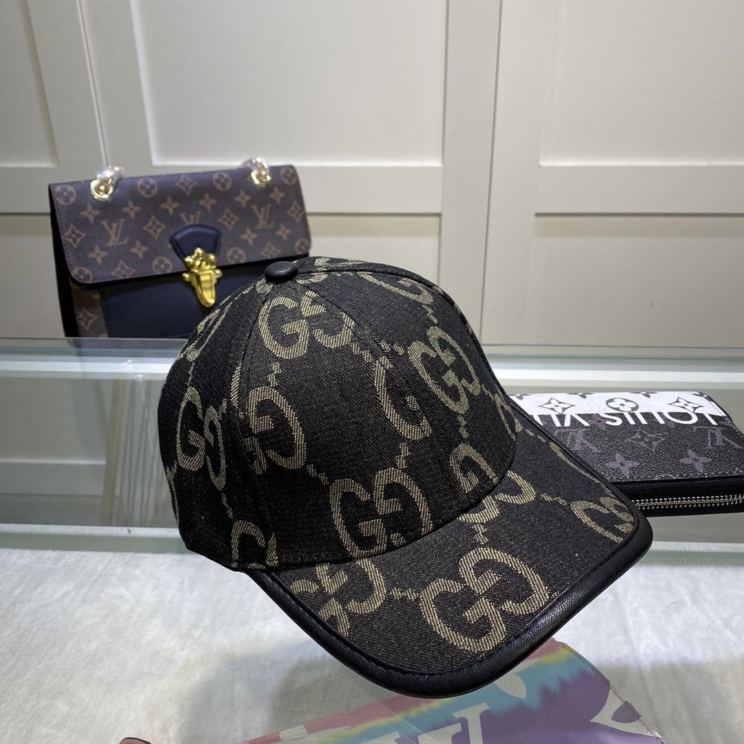 Gucci GG Canvas Baseball Cap Black