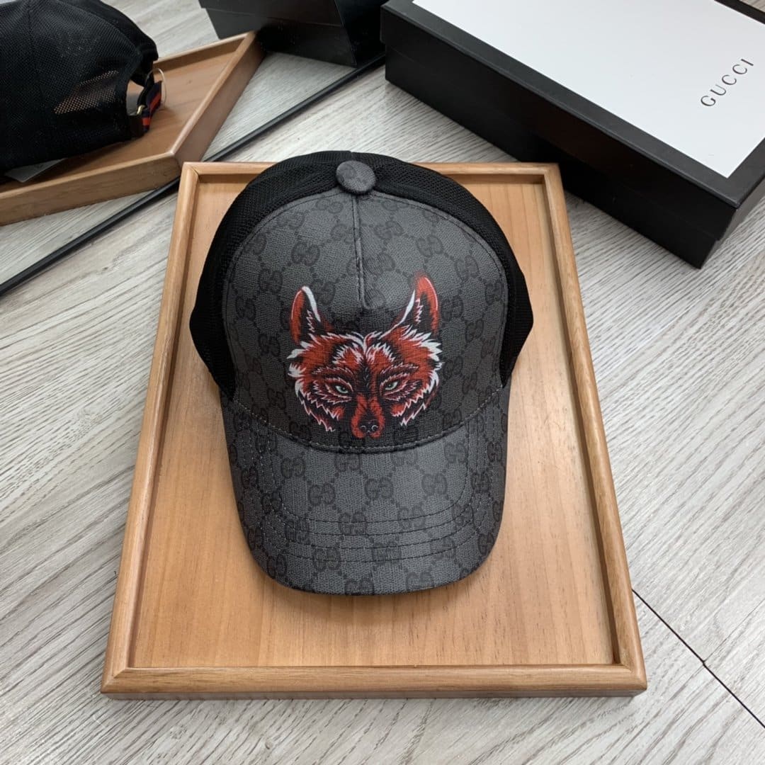 Gucci GG Canvas Baseball Cap Black