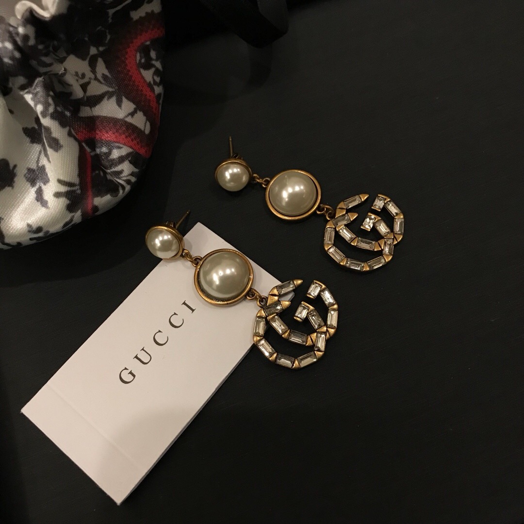 Gucci GG logo Earrings