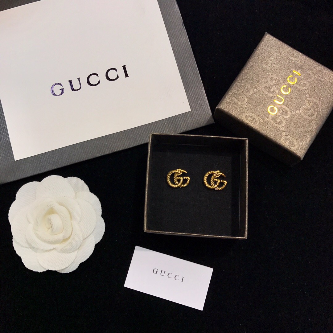 Gucci GG logo Earrings