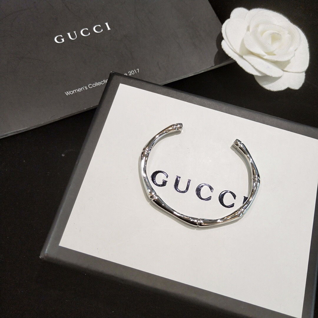 Gucci White Gold Bracelet