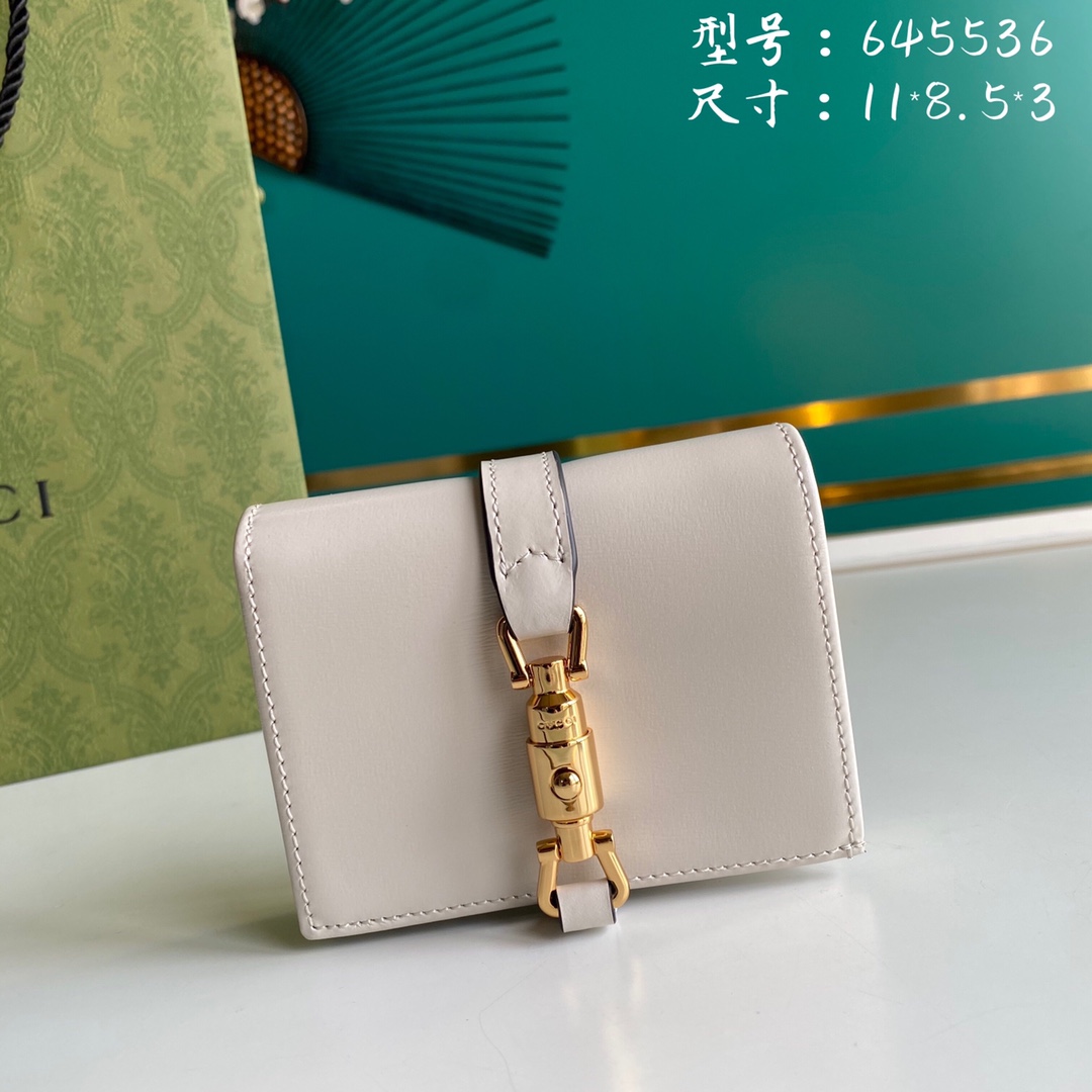 Gucci White Wallet 11cm – Fapert