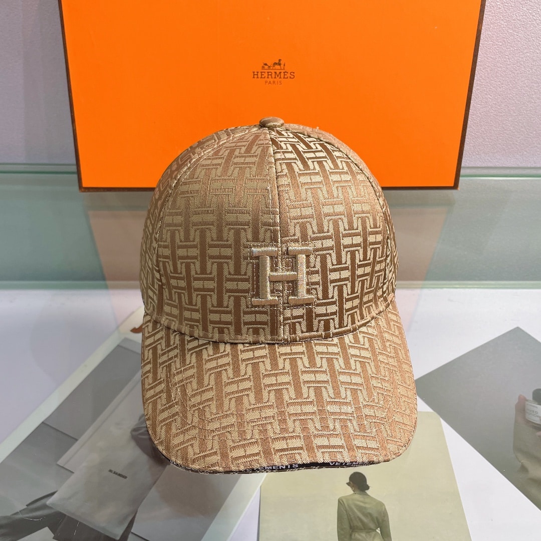 Hermes Davis H Primavera Cap Beige Hermes Cap