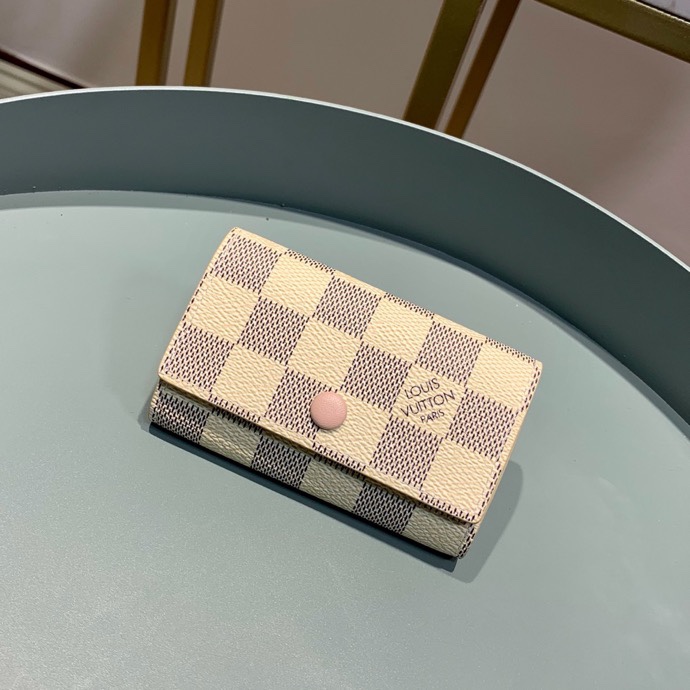 Louis Vuitton 6 Key Holder Damier 10cm Cream – Fapert