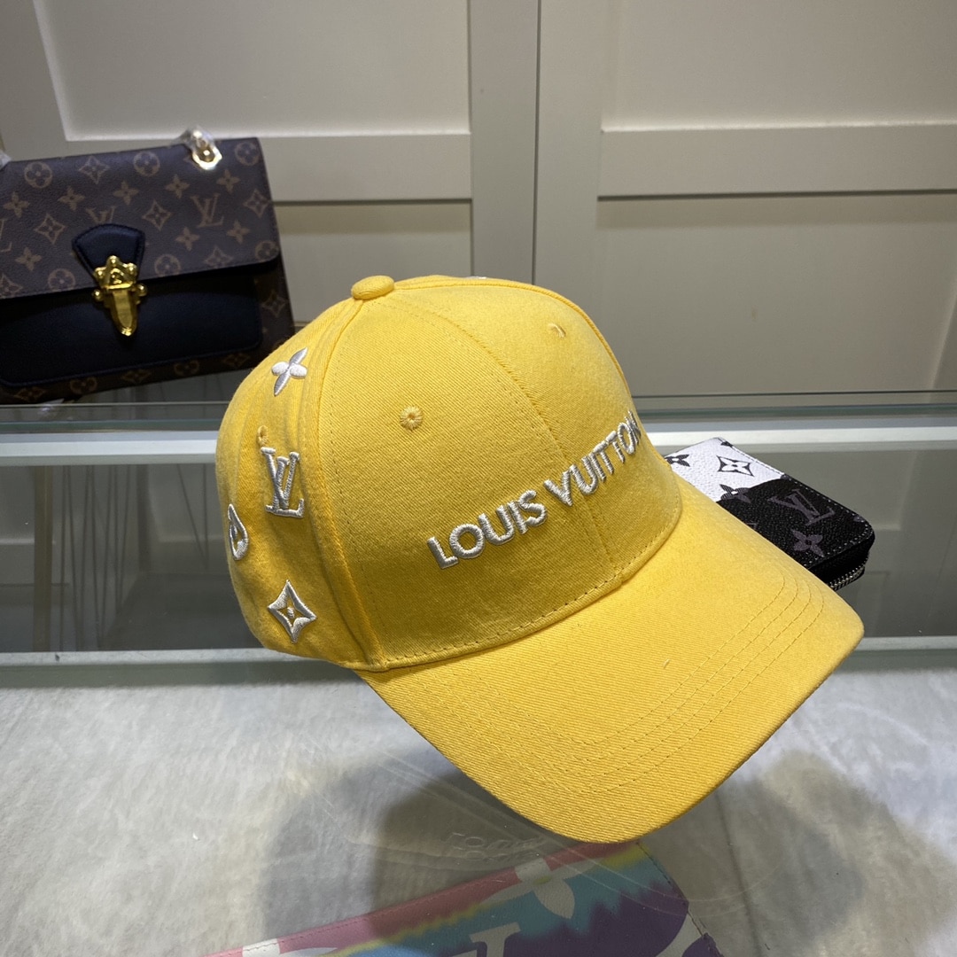 Louis Vuitton Be My Cap In Yellow