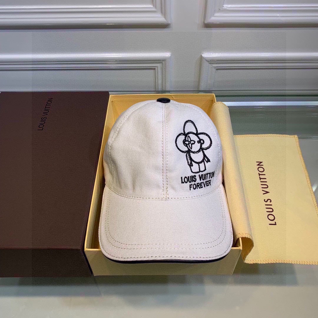 Louis Vuitton Be My Cap White LV Cap