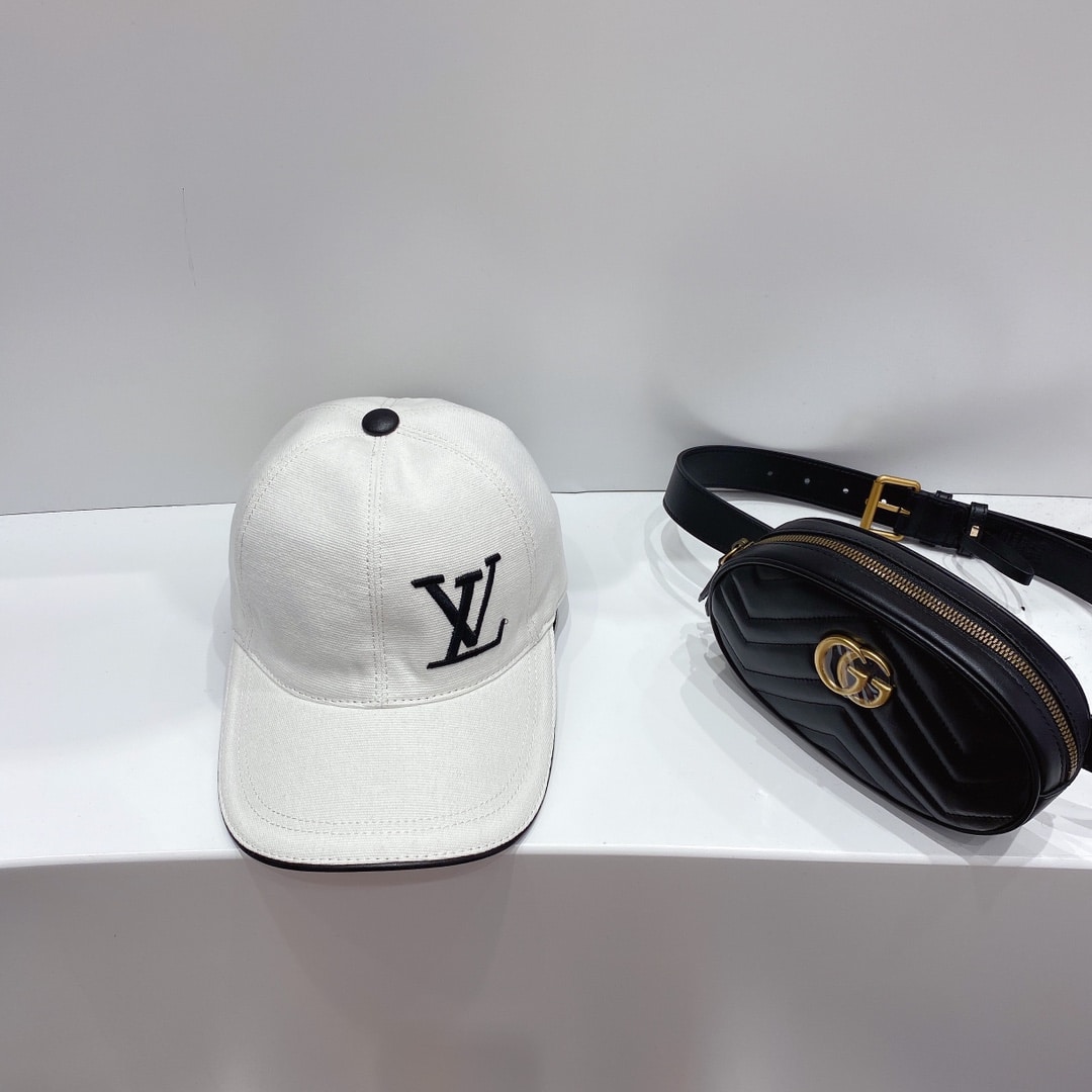 Louis Vuitton Be My Cap White LV Cap