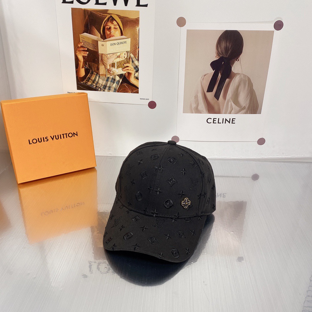 Louis Vuitton Casquette Be My Cap Black LV Cap