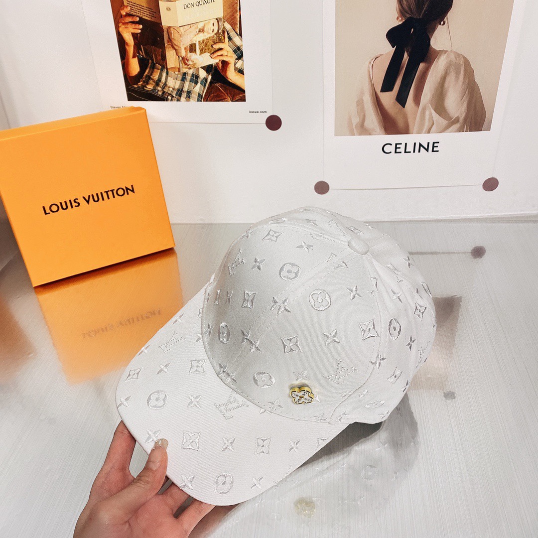 Louis Vuitton Casquette Be My Cap White LV Cap