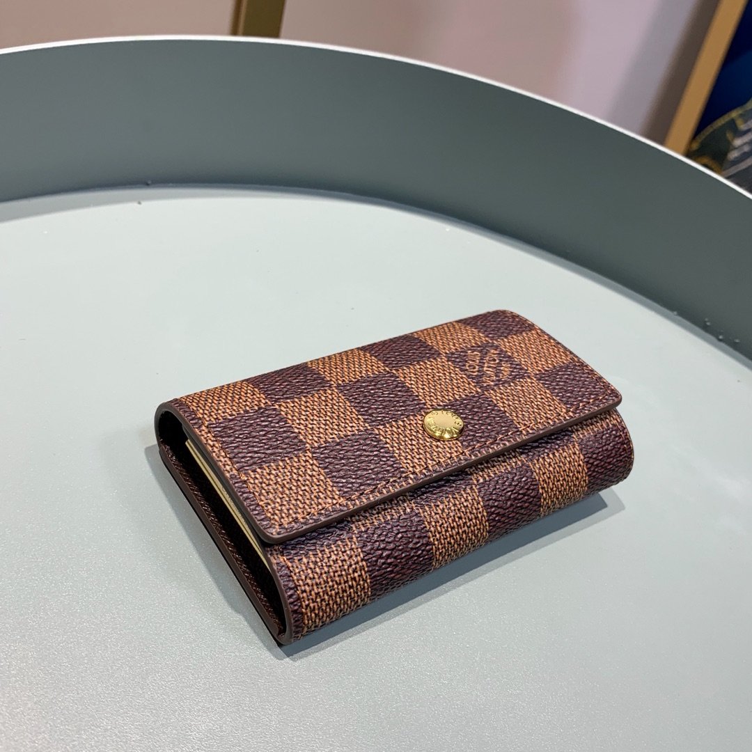 Louis Vuitton Damier Wallet 10cm Brown – Fapert