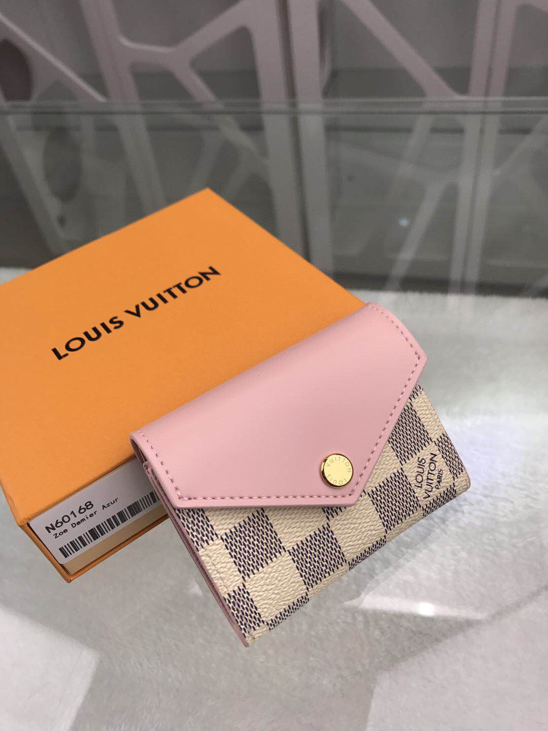 Louis Vuitton Damier Wallet 10cm Pink – Fapert