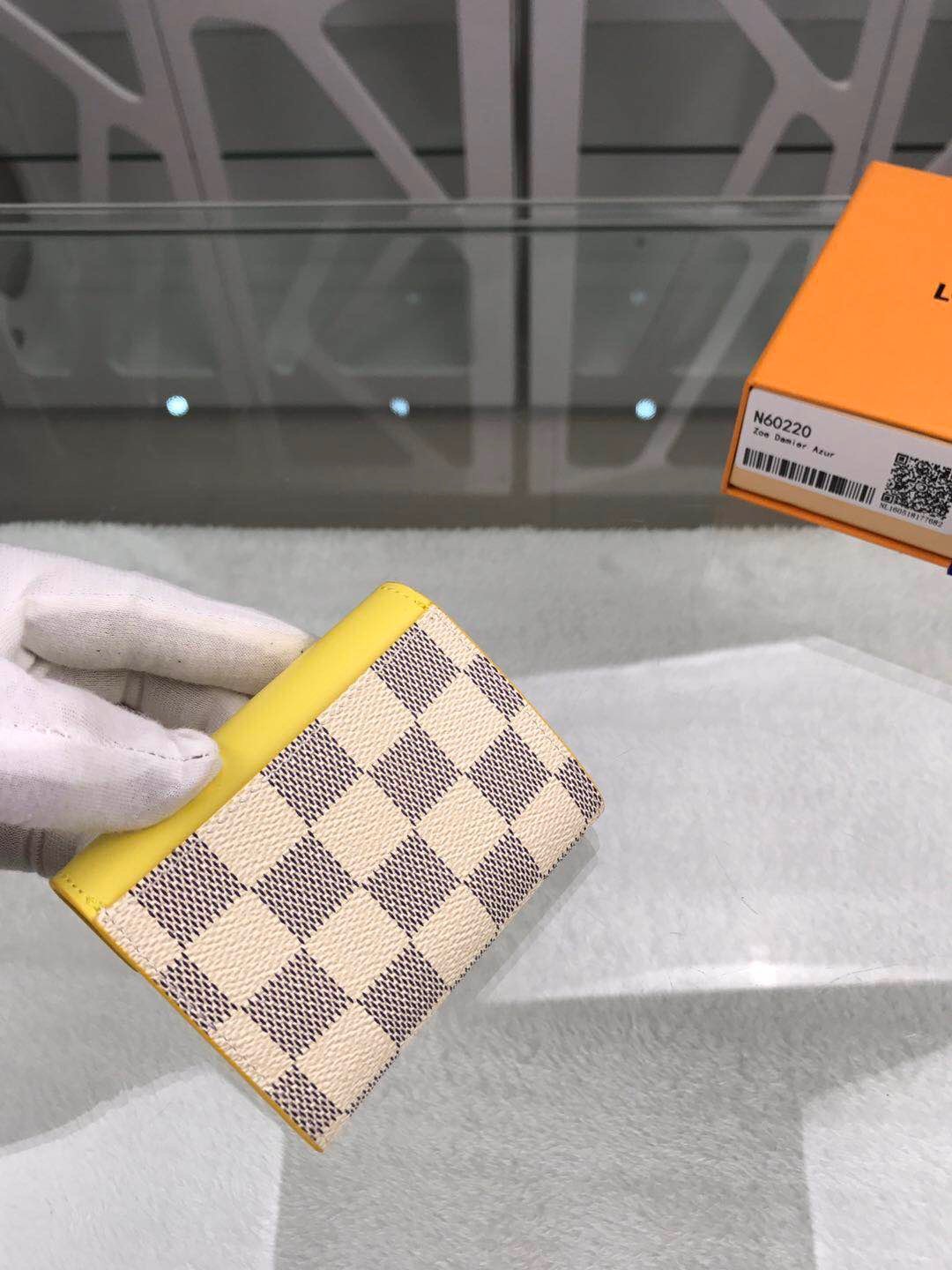 Louis Vuitton Damier Wallet 10cm Yellow – Fapert