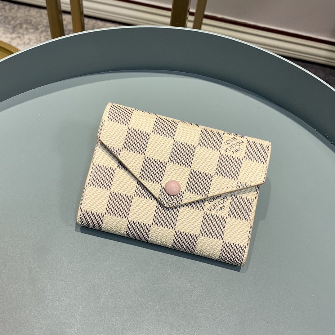 Louis Vuitton Damier Wallet 12cm White – Fapert