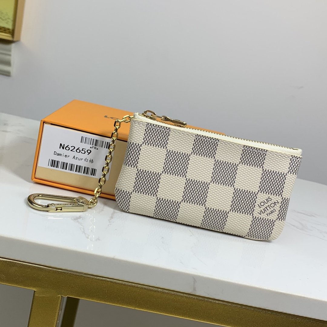 Louis Vuitton Damier Wallet 12cm White – Fapert