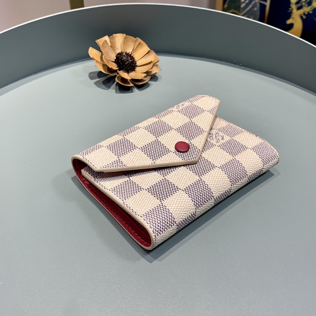 Louis Vuitton Damier Wallet 12cm White – Fapert