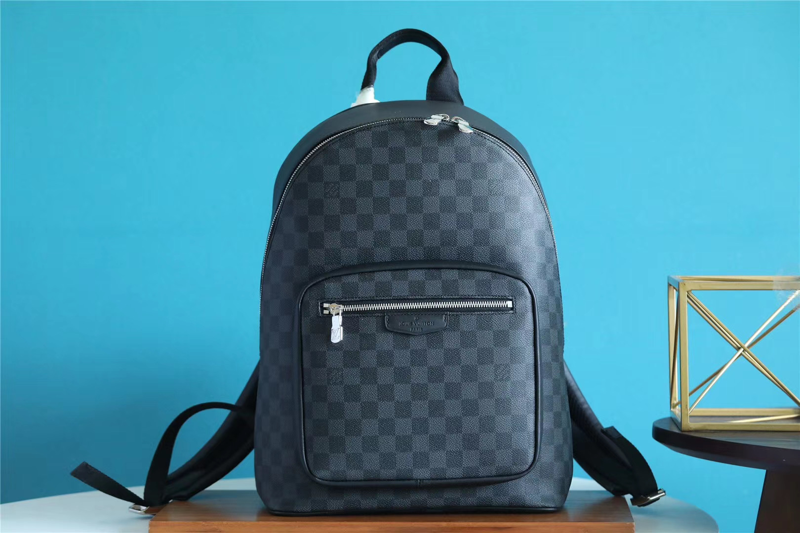 Louis Vuitton Josh Backpack Damier Graphite Canvas For Men, Men’s Bags 40cm LV N40365 – Fapert