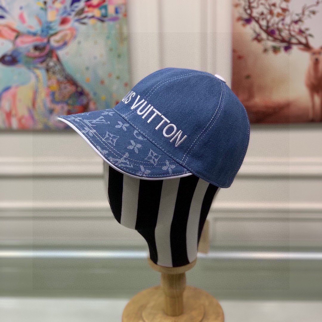 Louis Vuitton LV Get Ready Cap Monogram Blue LV Cap