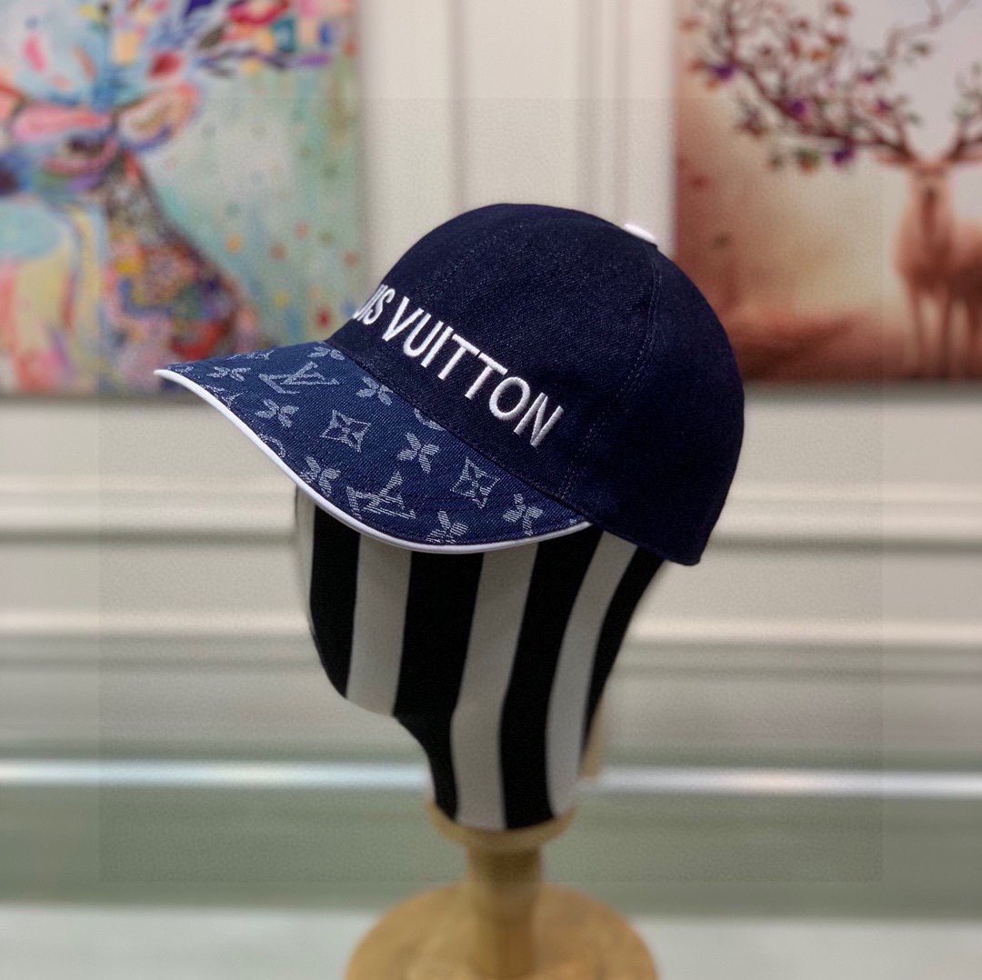 Louis Vuitton LV Get Ready Cap Monogram Dark Blue LV Cap