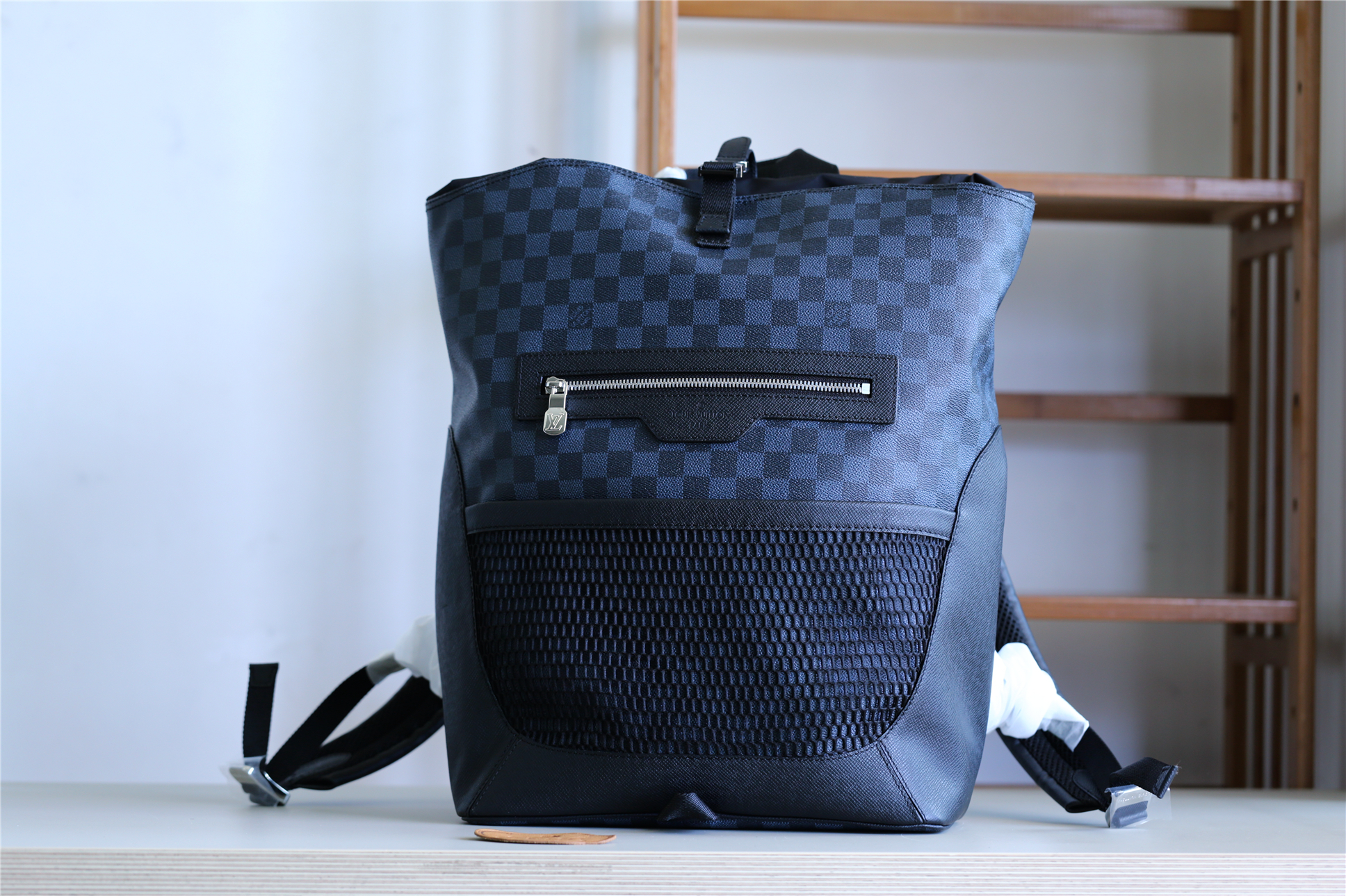 Louis Vuitton Matchpoint Backpack Damier Cobalt Taiga For Men, Men’s Bags 51cm LV N40009 – Fapert