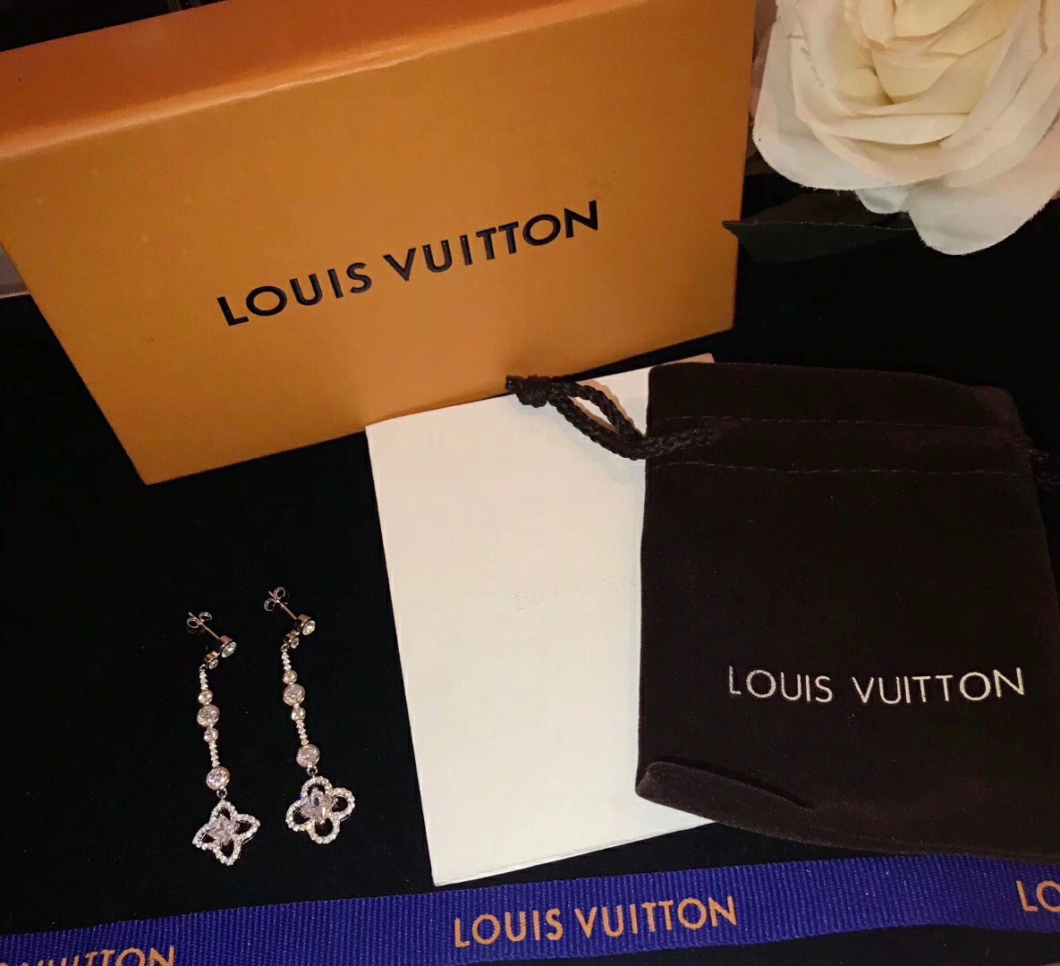 Louis Vuitton Monogram Charm Earrings