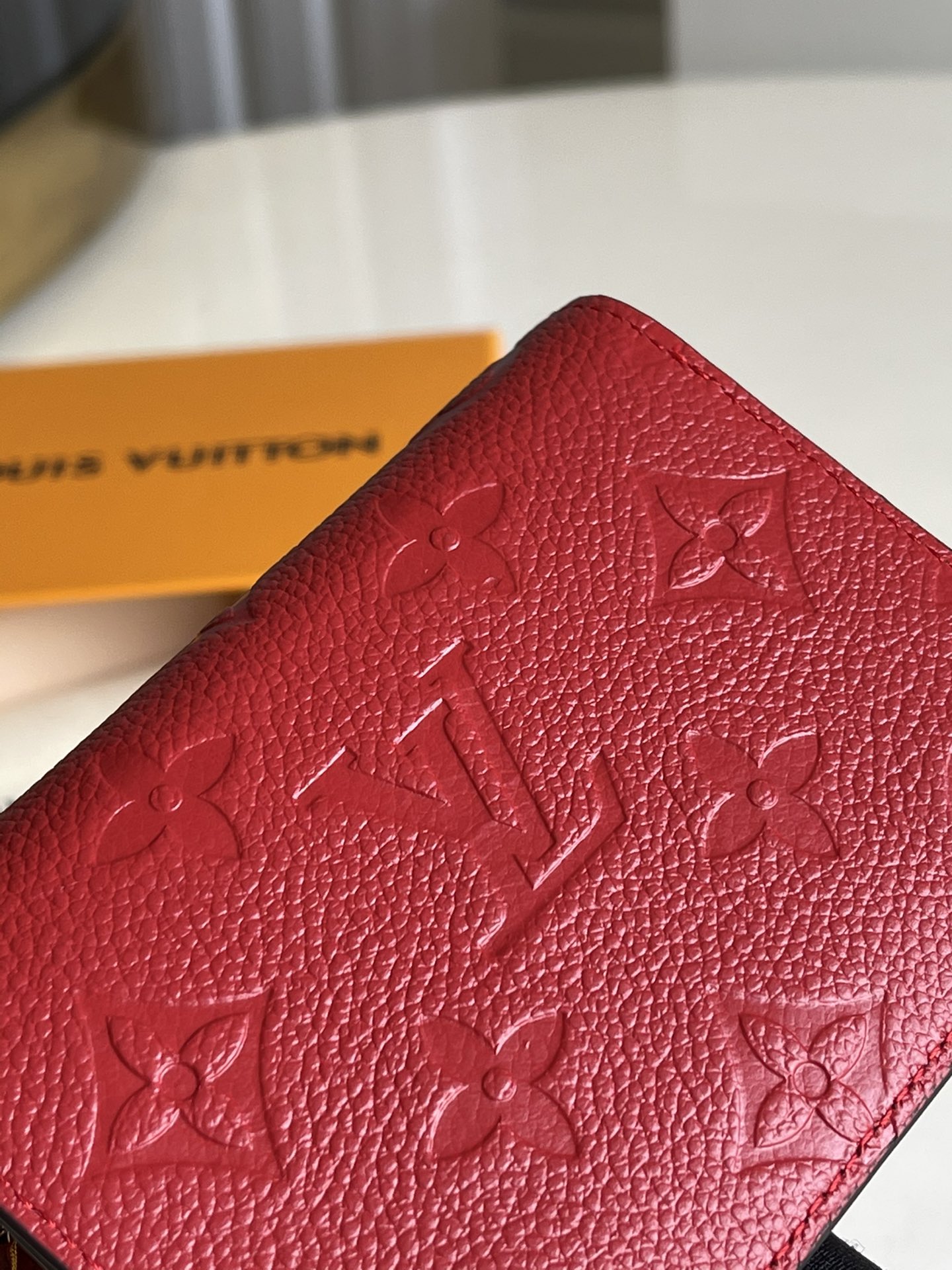 Louis Vuitton Monogram Empreinte 12cm Red – Fapert