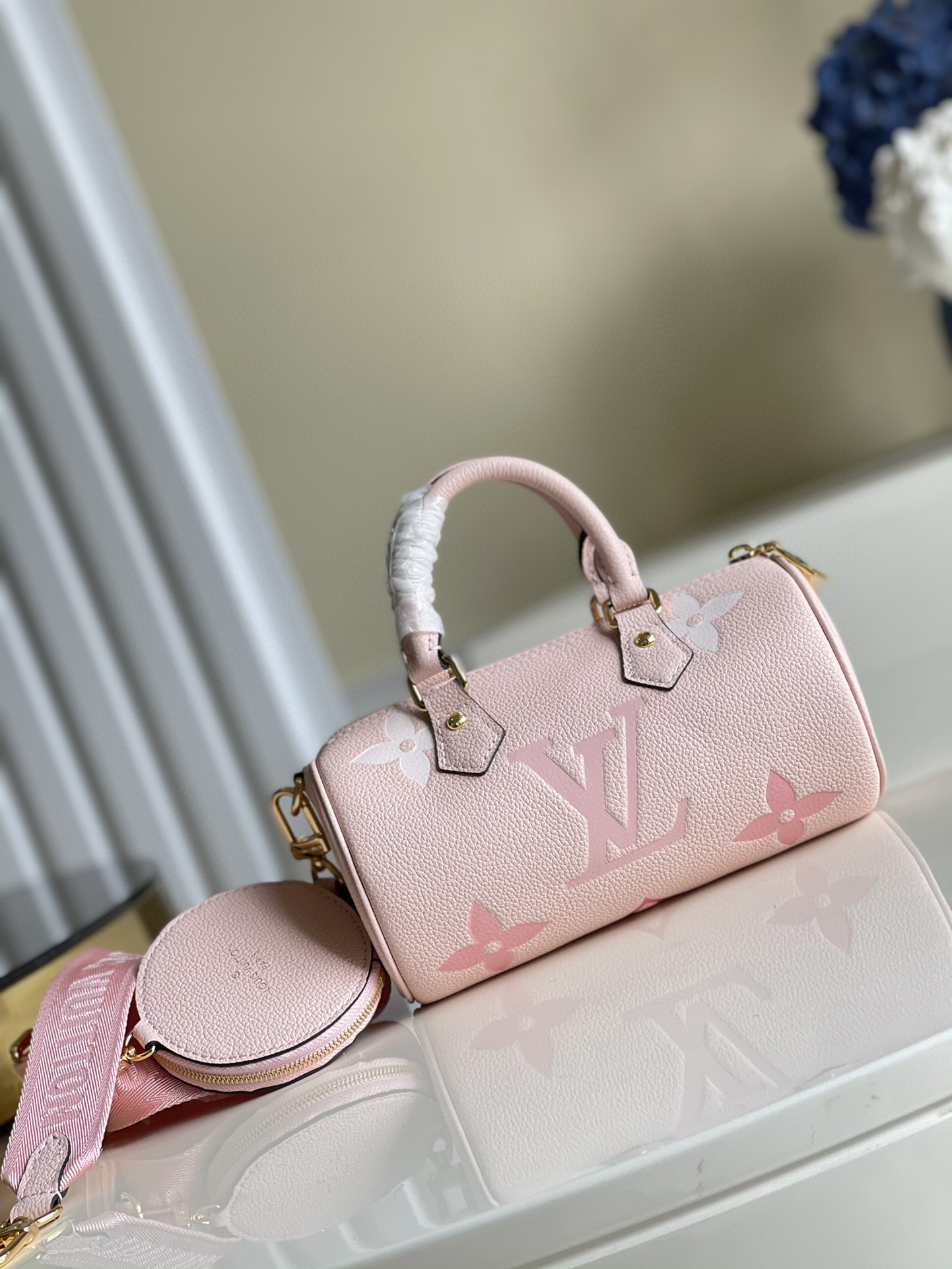 Louis Vuitton Monogram Empreinte Bag 20cm Pink – Fapert