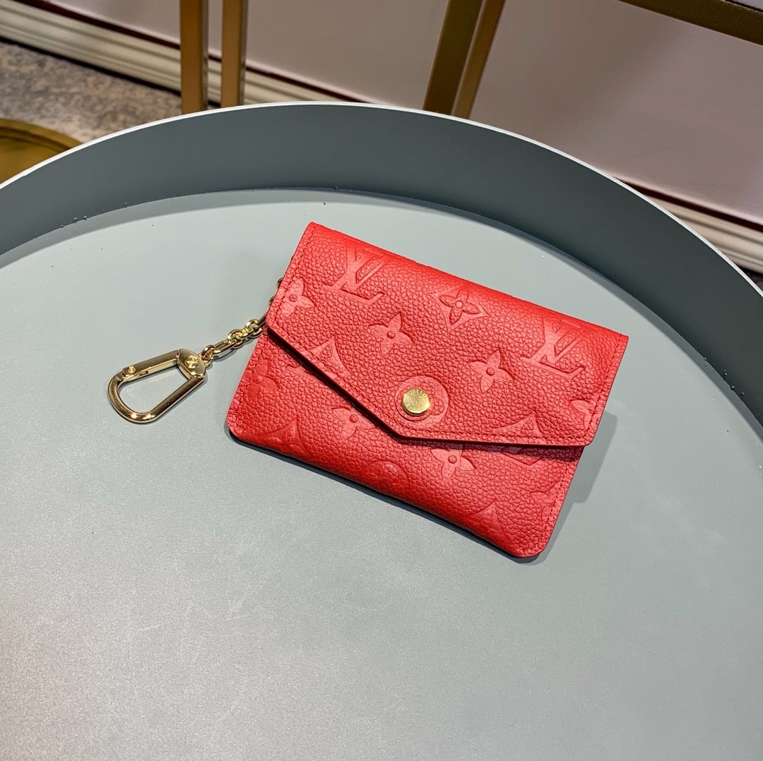 Louis Vuitton Monogram Empreinte Wallet 13cm Red – Fapert