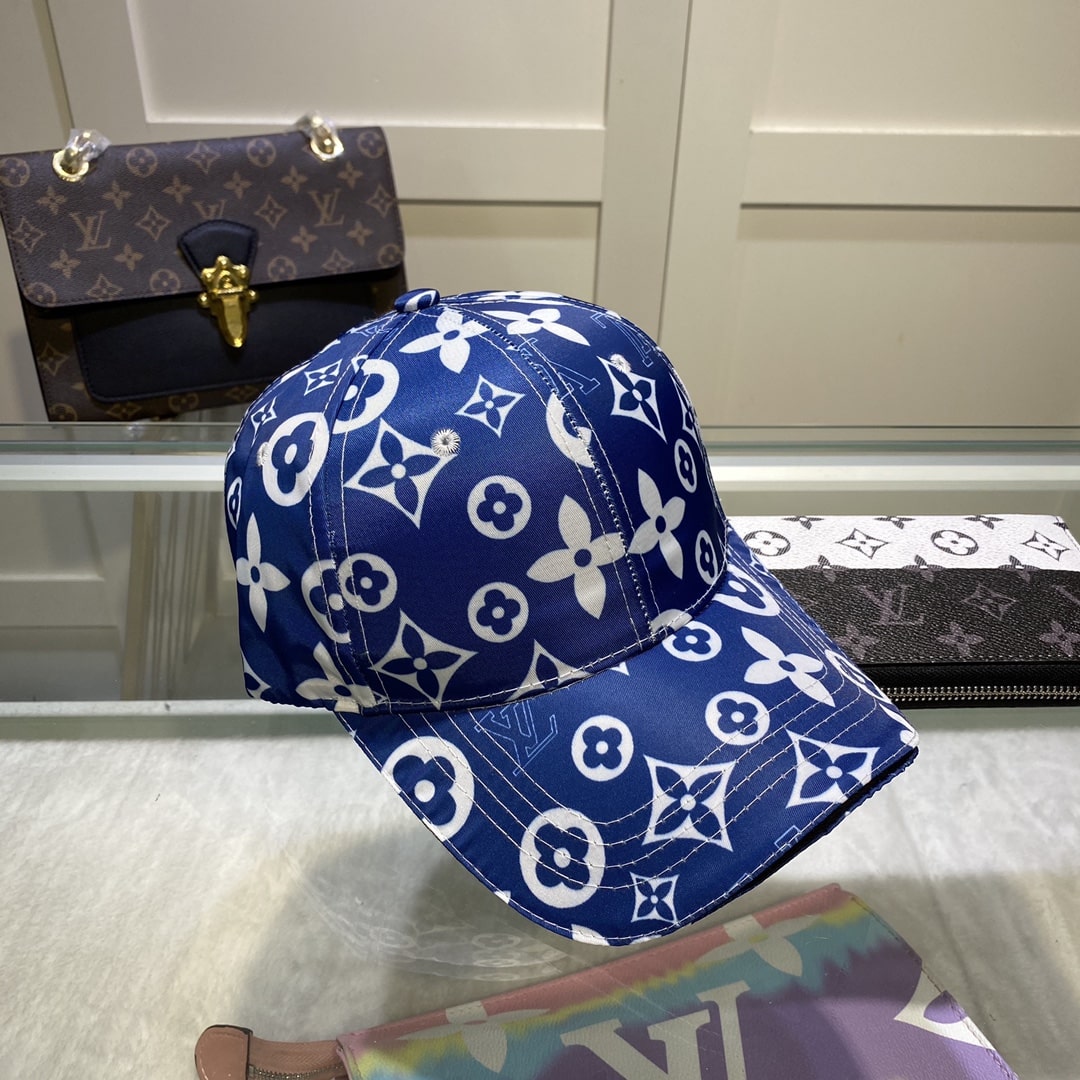 Louis Vuitton Monogram Shadow Cap In Blue