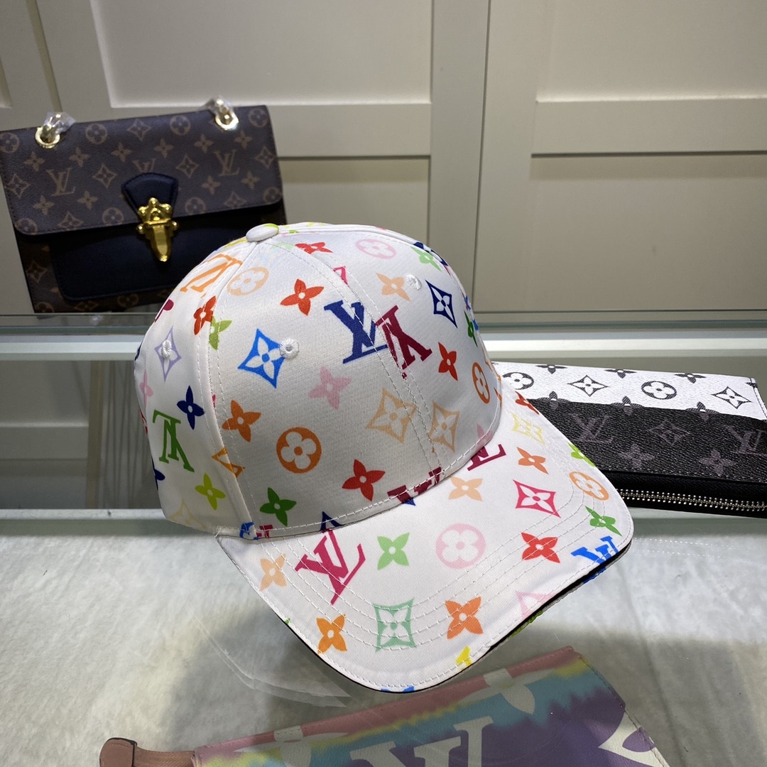 Louis Vuitton Monogram Shadow Cap In White