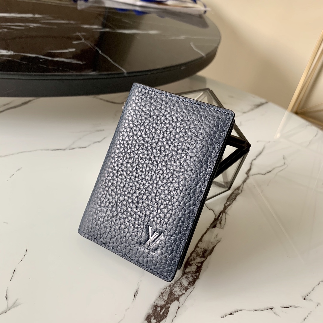 Louis Vuitton Monogram Wallet 11cm Blue – Fapert