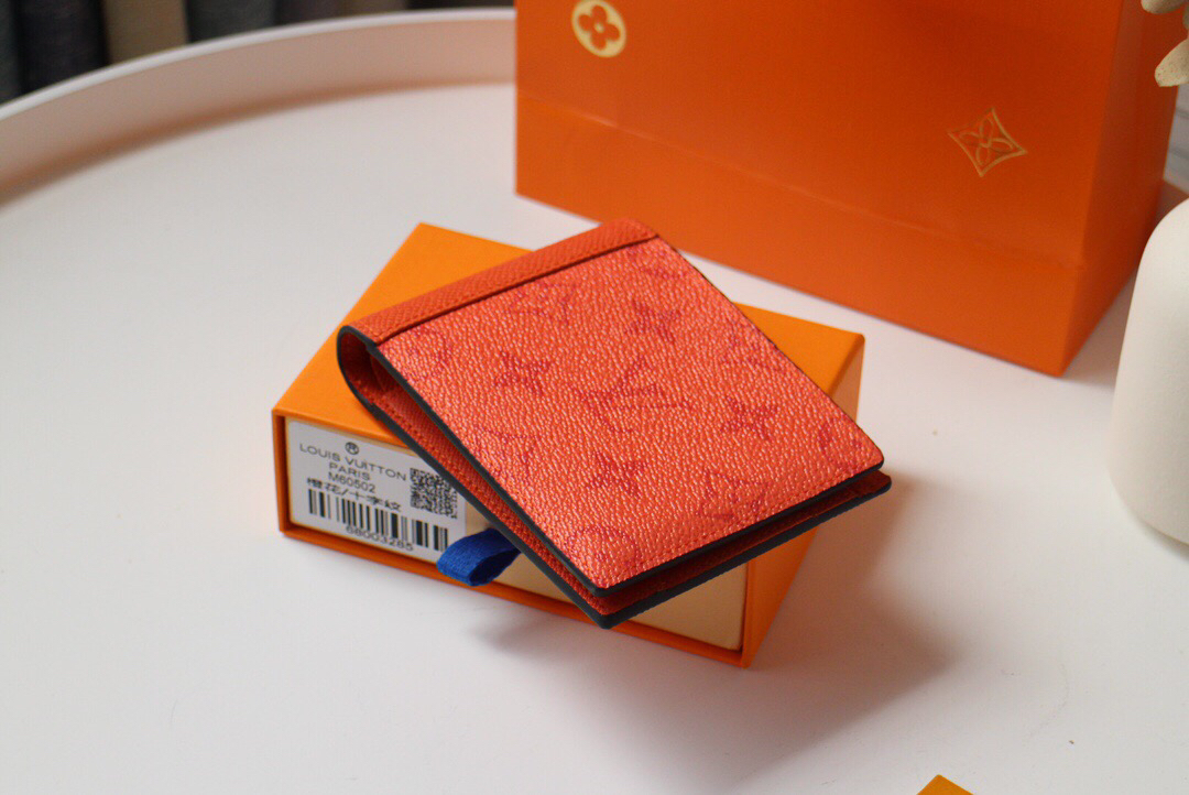 Louis Vuitton Monogram Wallet 12cm Orange – Fapert