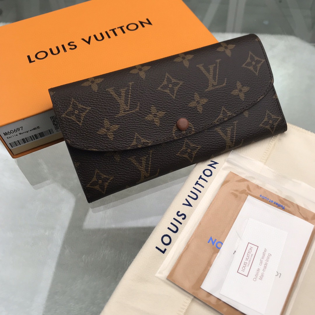 Louis Vuitton Monogram Wallet 19cm Brown – Fapert