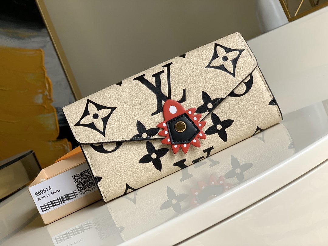 Louis Vuitton Monogram Wallet 19cm Cream – Fapert