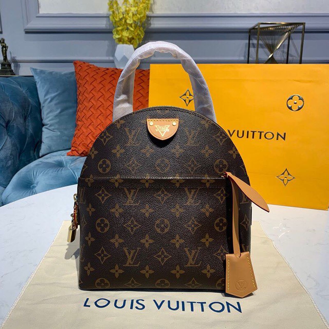 Louis Vuitton Moon Backpack Monogram Canvas By Nicolas Ghesquire For The Louis Vuitton Cruise Collection, Women’s Bags 32cm LV M44944 – Fapert