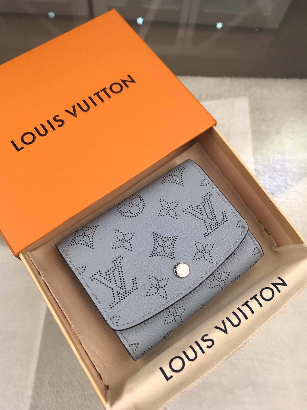 Louis Vuitton Pallas Wallet 12cm Grey – Fapert