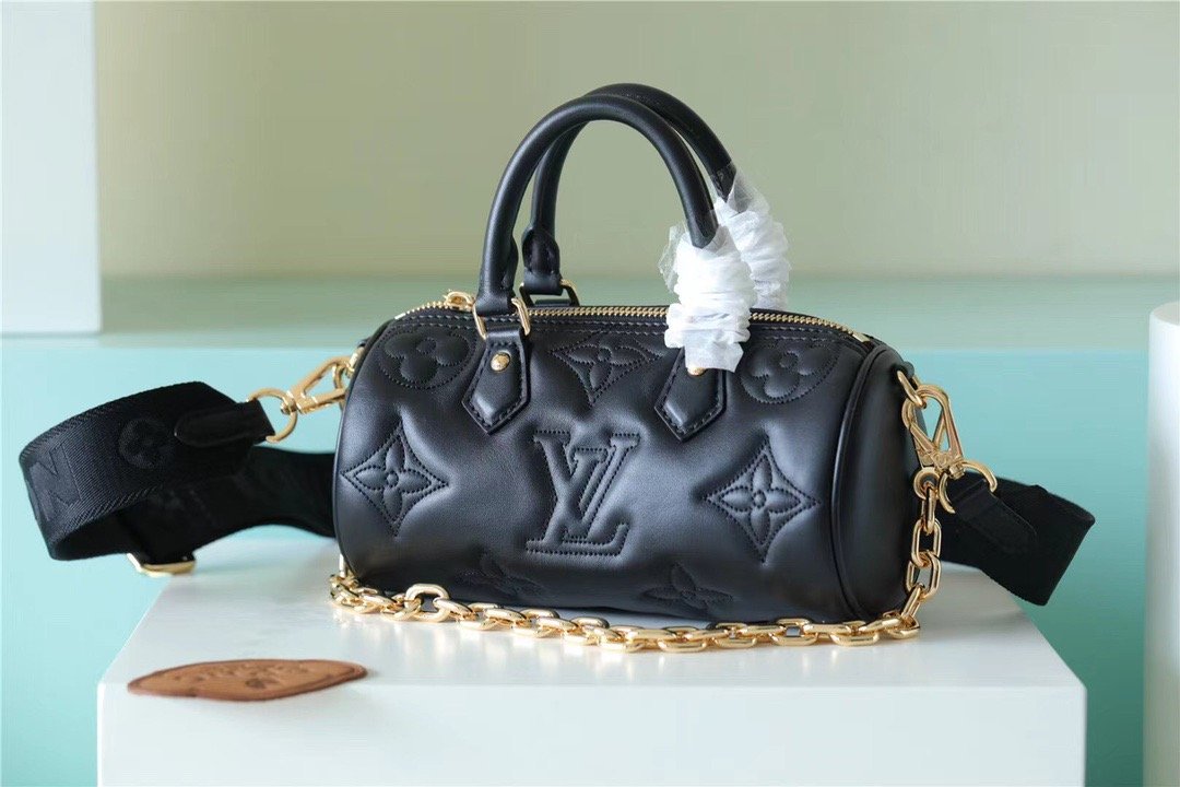 Louis Vuitton Papillon BB Bag Classic Monogram For Women 20cm Black LV M59800 – Fapert