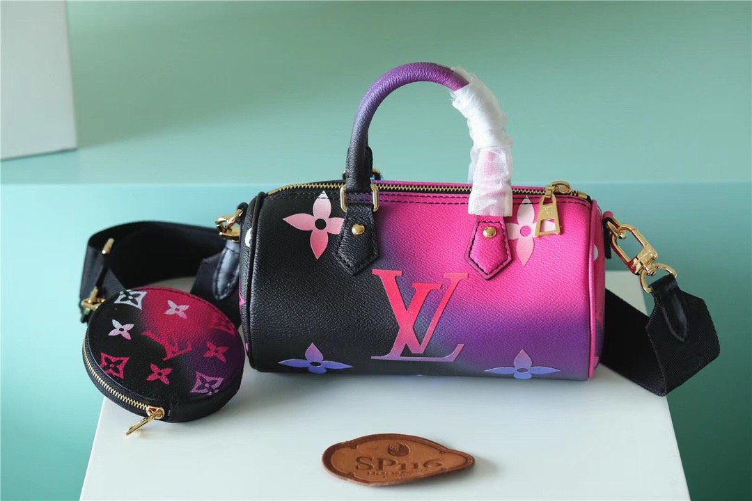 Louis Vuitton Papillon BB Bag Classic Monogram For Women 20cm Midnight Fuchsia LV M59860 – Fapert