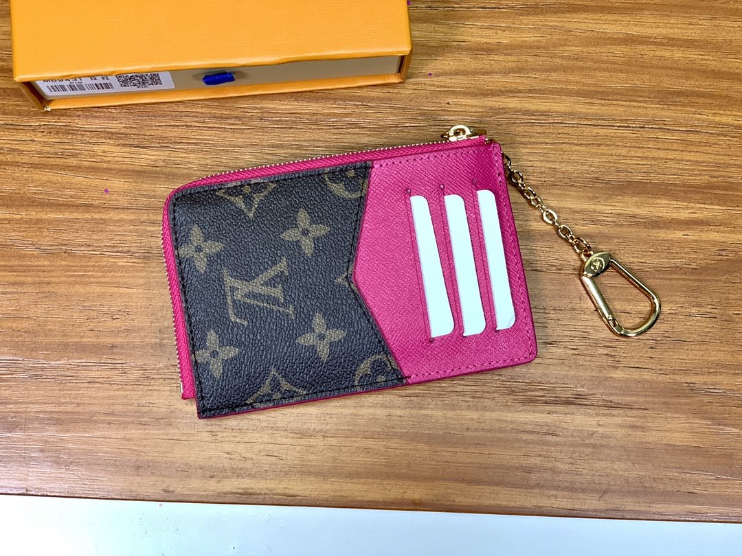 Louis Vuitton Recto Verso Monogram Wallet 13cm Pink – Fapert