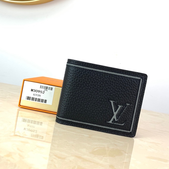 Louis Vuitton Taurllion Wallet 12cm Black – Fapert