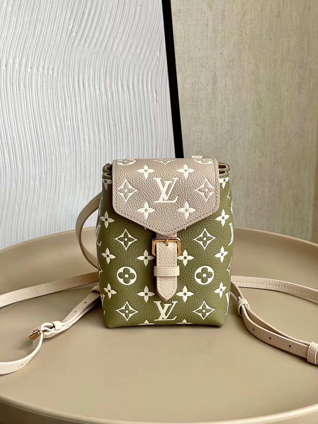 Louis Vuitton Tiny Backpack Monogram Empreinte Khaki For Women, Women’s Bags 19cm LV M81351 – Fapert