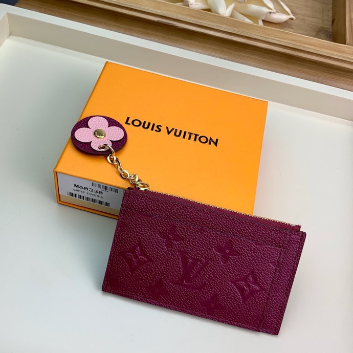 Louis Vuitton Zipped Card Holder 13cm Purple – Fapert